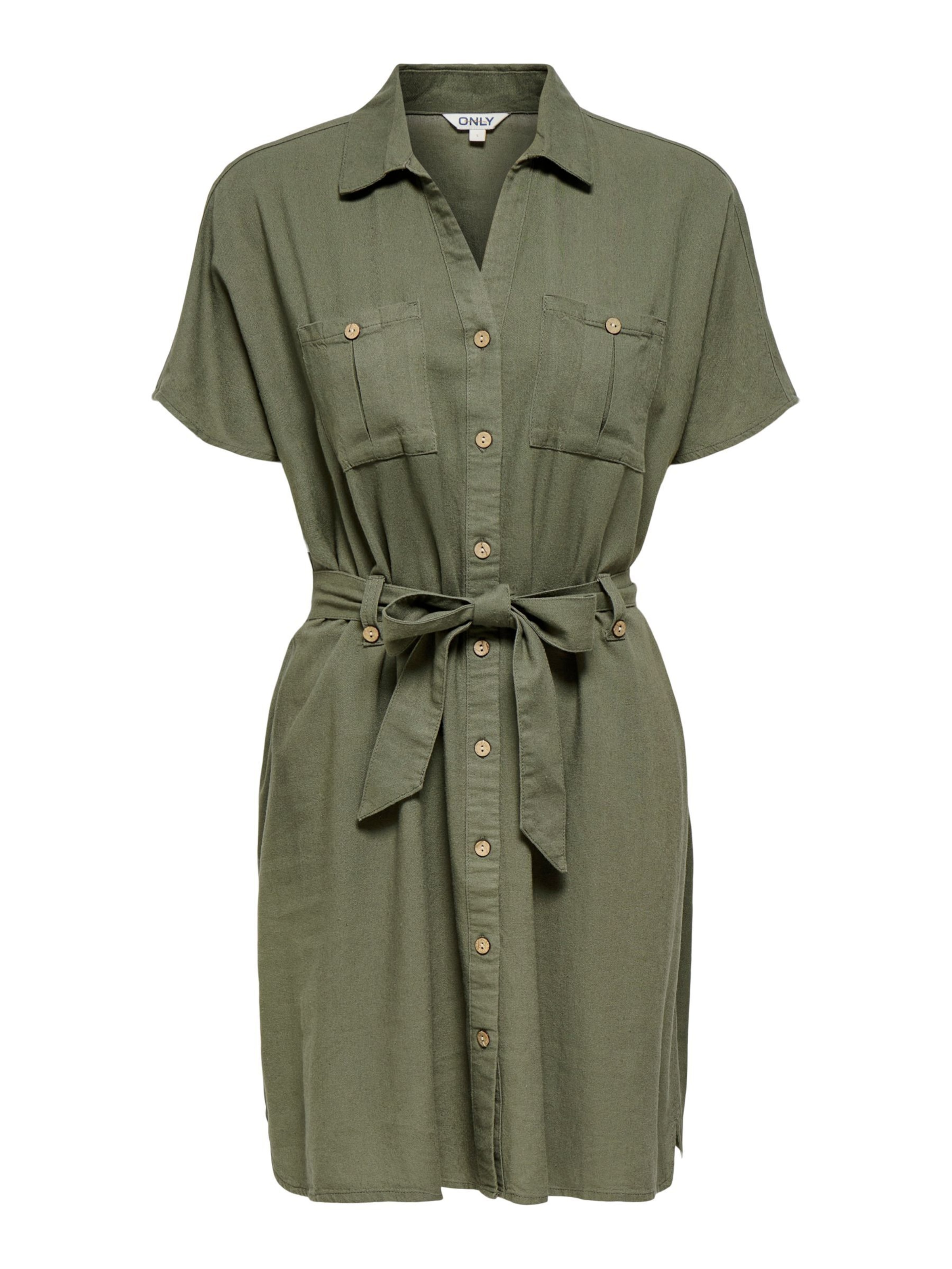 ONLY Shirt dress 'ONLGOA' in Green: front