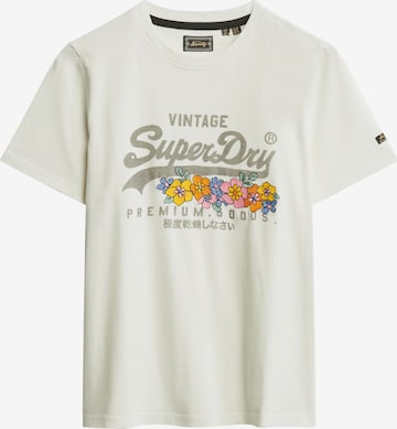 T-shirt Superdry & Co en blanc : devant