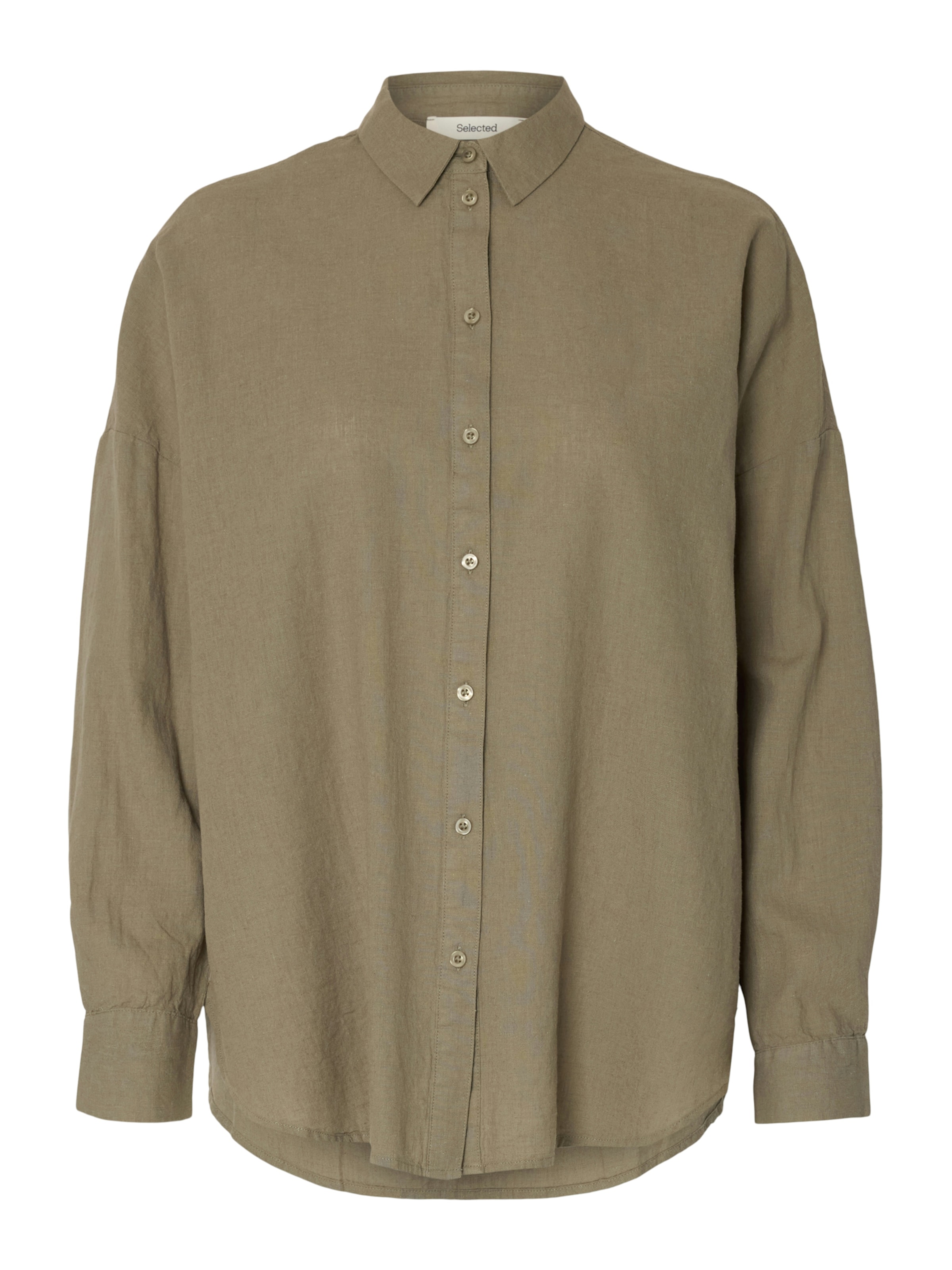 SELECTED FEMME Blúz 'SLFLINNIE-NOVA' - zöld: elől