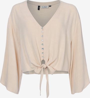 Chemisier Looxs Revolution en beige : devant