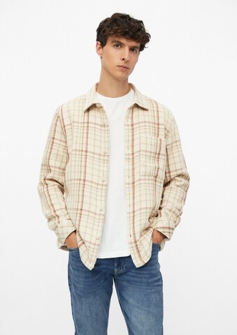s.Oliver Comfort fit Button Up Shirt in Beige: front