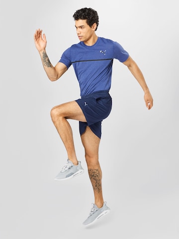 PUMA Regular Sportbroek in Blauw