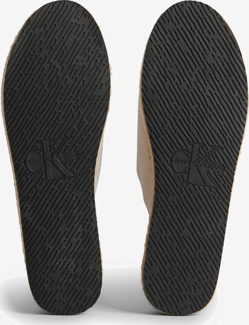 Calvin Klein Jeans Pantofle – bílá