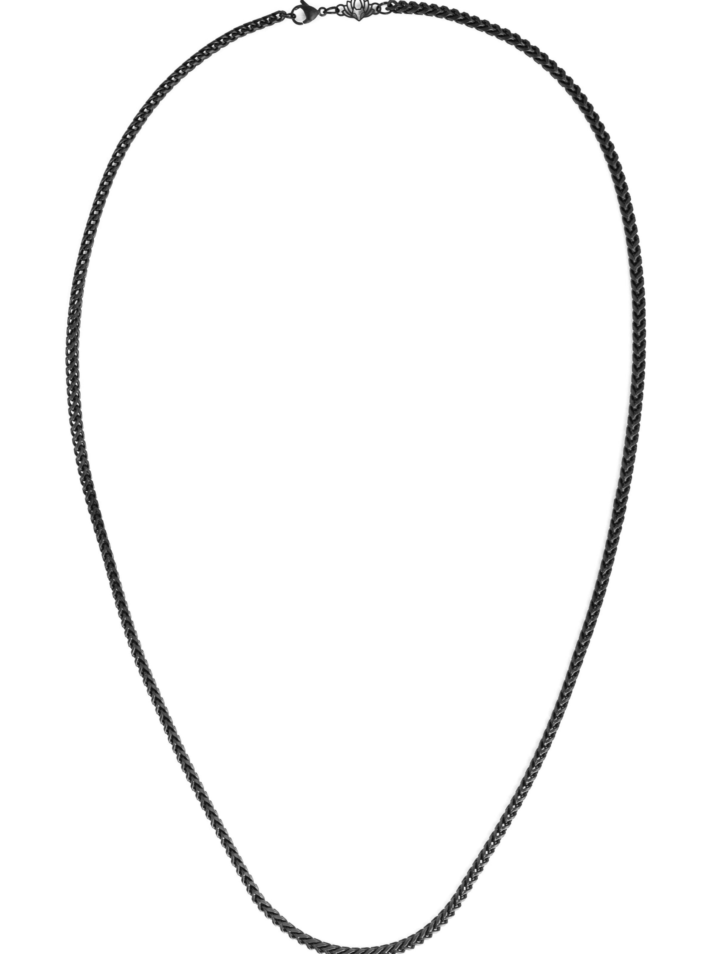 Akitsune Necklace 'Franco' in Black: front