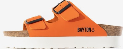 Bayton Mule 'Japet' en orange / noir, Vue avec produit