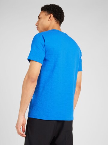 T-Shirt 'SANDER' SELECTED HOMME en bleu