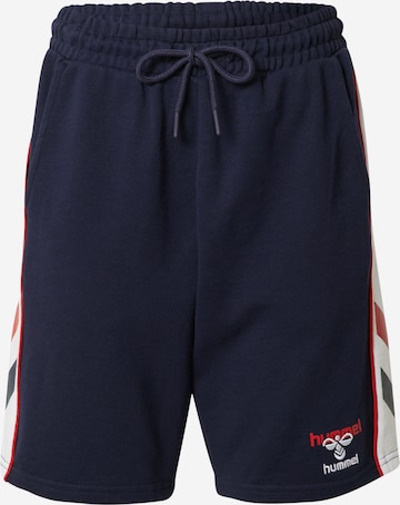 Hummel Regular Shorts 'Durban' in Blau: predná strana