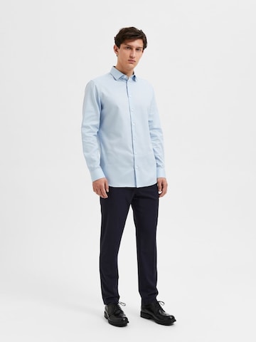 SELECTED HOMME Slim fit Business Shirt in Blue