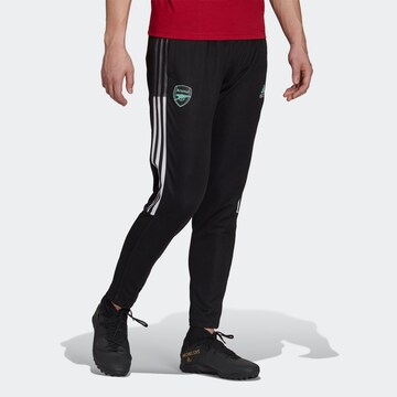 ADIDAS SPORTSWEAR Slimfit Sporthose 'FC Arsenal' in Schwarz: predná strana