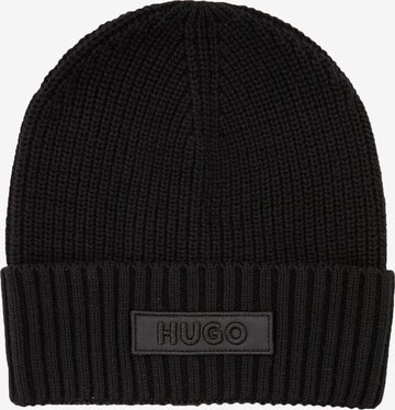 HUGO Red Beanie in Black