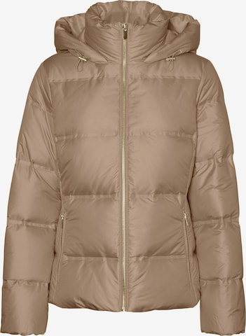 VERO MODA Between-Season Jacket 'Ebony' in Beige: front