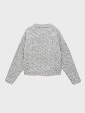 MANGO KIDS Neuletakki 'GRACIE' värissä harmaa