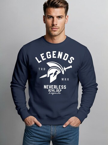 Neverless Sweatshirt 'Legends' in Blue