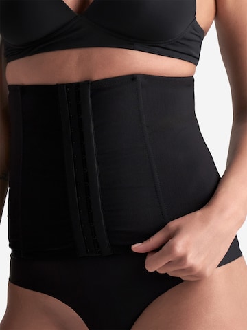 Bye Bra Korsetlijfje 'Powermesh Waist Trainer' in Zwart: voorkant
