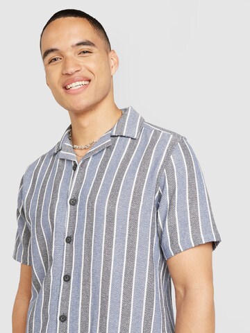 Only & Sons - Regular Fit Camisa 'ONSTREV' em azul