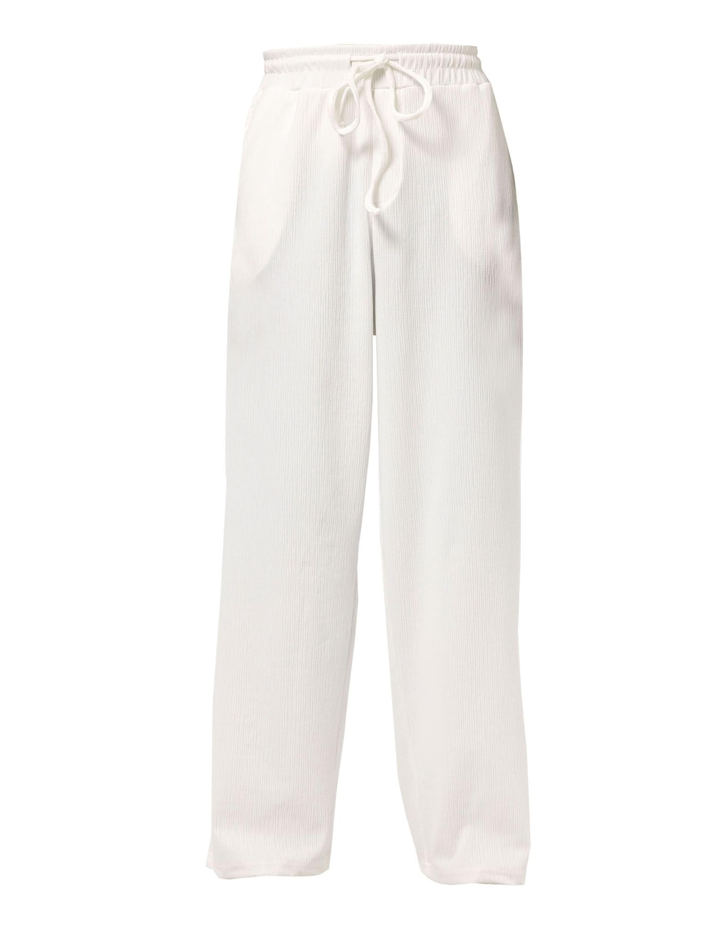 balts VAMOS CLO Bikses: no priekšpuses