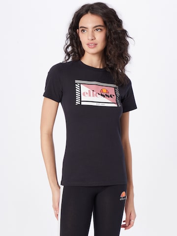 ELLESSE Performance Shirt 'Ruby' in Black: front