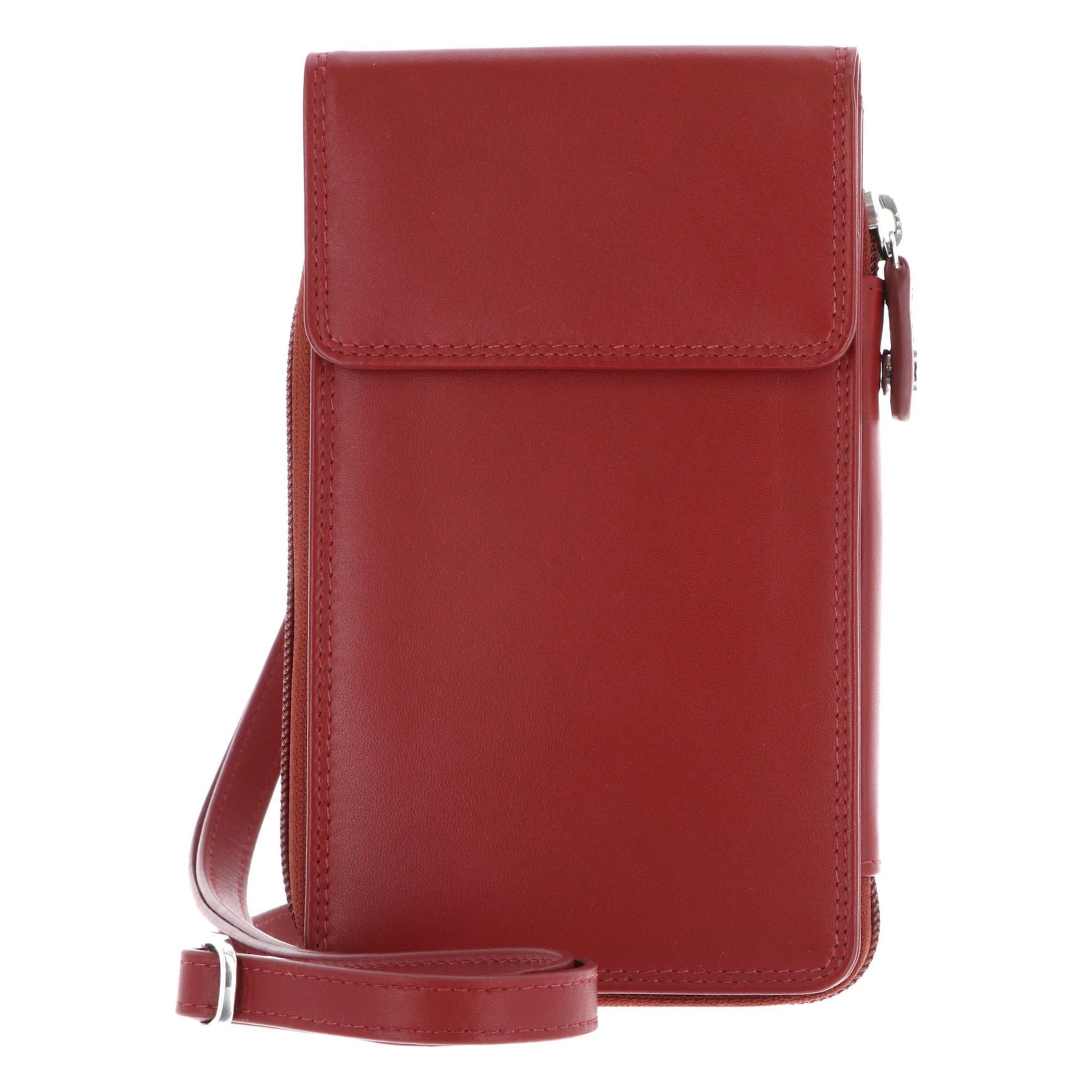 GOLDEN HEAD Schoudertas 'Polo' in Rood: voorkant