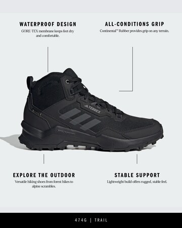 ADIDAS TERREX Wanderschuh 'AX4' in Schwarz