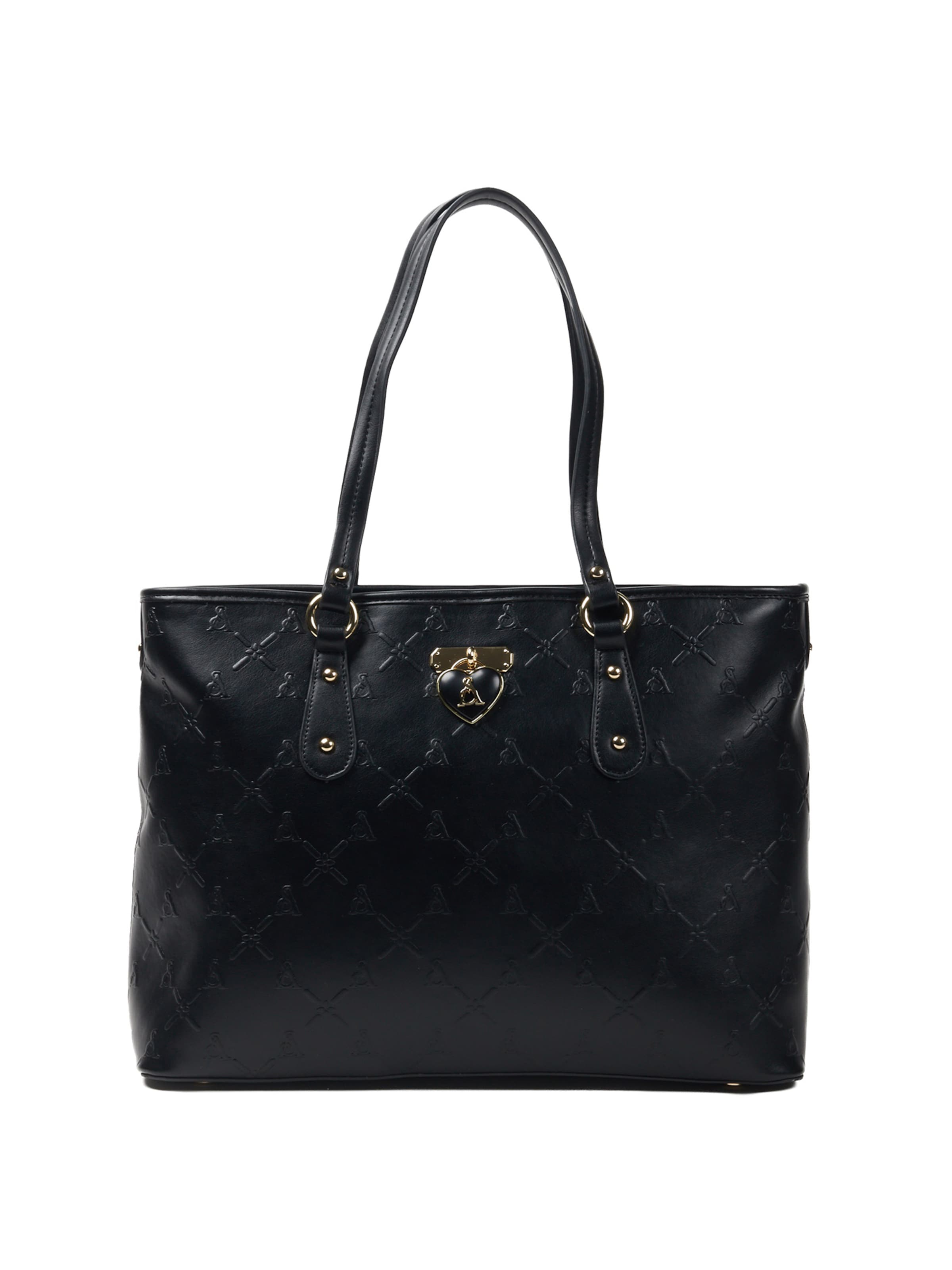 L'Atelier Du Sac Shopper 'Mathilde' in Schwarz: Vorderseite