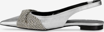 Nicowa Ballet Flats 'CRISOLI' in Silver: front