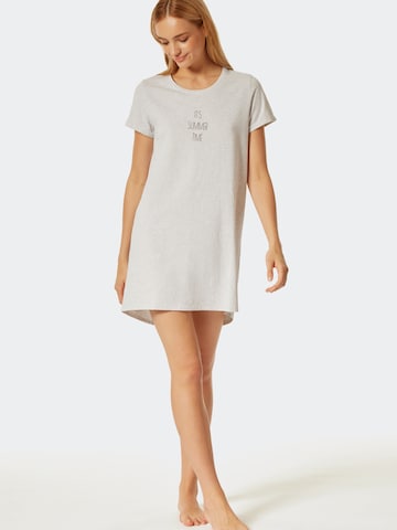 SCHIESSER Nightgown 'Summer Night' in Grey: front