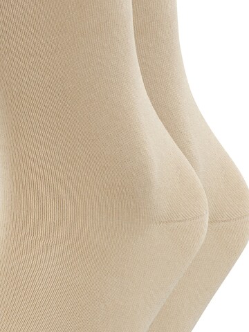 ESPRIT Socken 'Basic Uni 2-Pack'‌ in Beige
