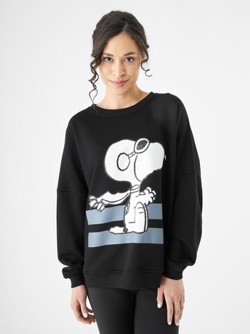 Sweat-shirt 'Peanuts™' CODELLO en noir : devant