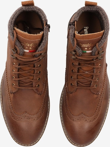 Bottines à lacets 'Tocchetto' PANTOFOLA D'ORO en marron