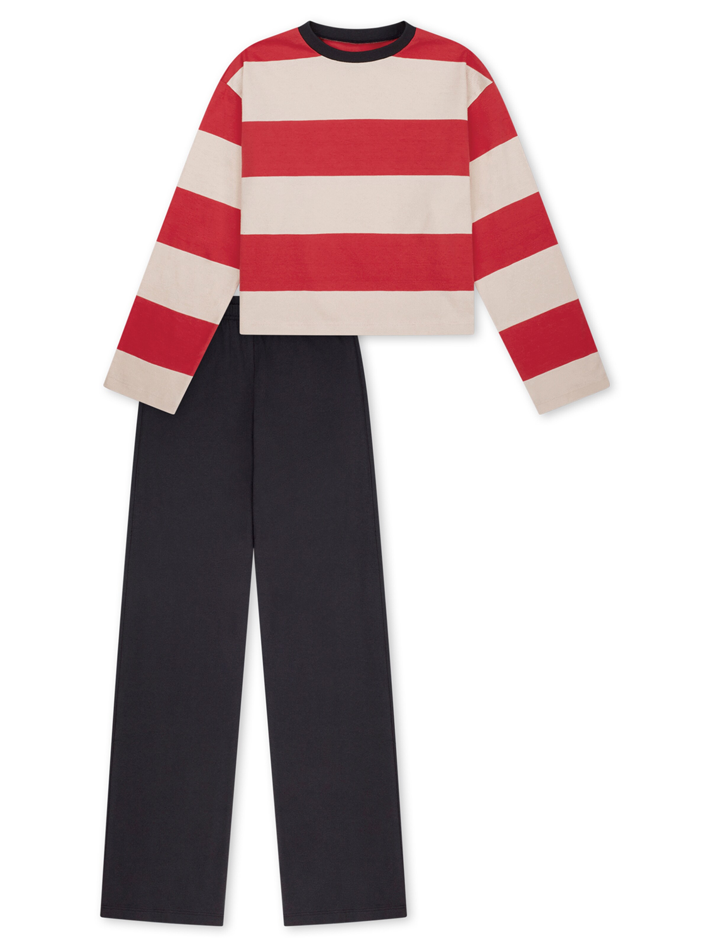 Pyjama ' Nightwear ' SCHIESSER en bleu : devant