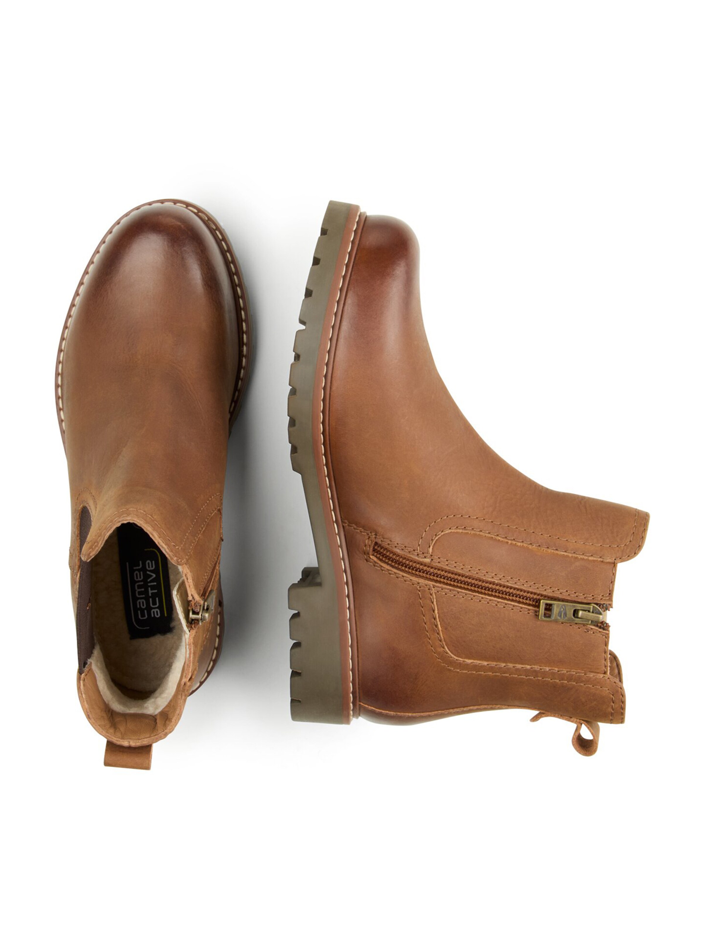 Bottines 'TREK' CAMEL ACTIVE en marron