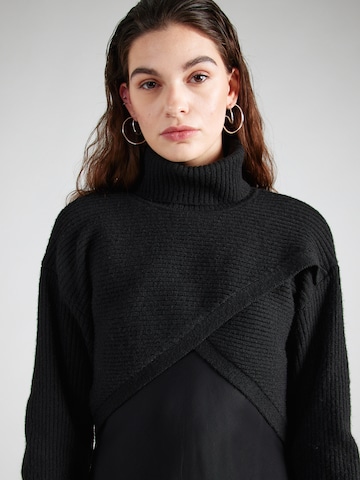 River Island Kleid mit Pullover in Schwarz