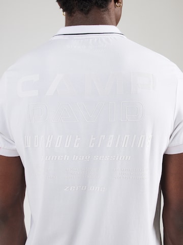 T-Shirt CAMP DAVID en blanc