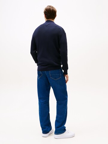 TOMMY HILFIGER Gebreid vest 'Baseball' in Blauw
