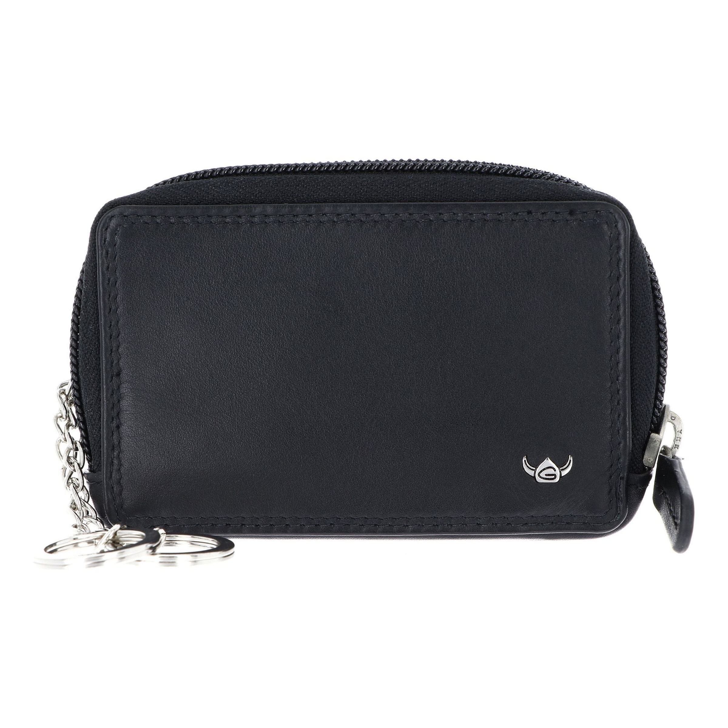 Astuccio 'Polo' di GOLDEN HEAD in nero: frontale