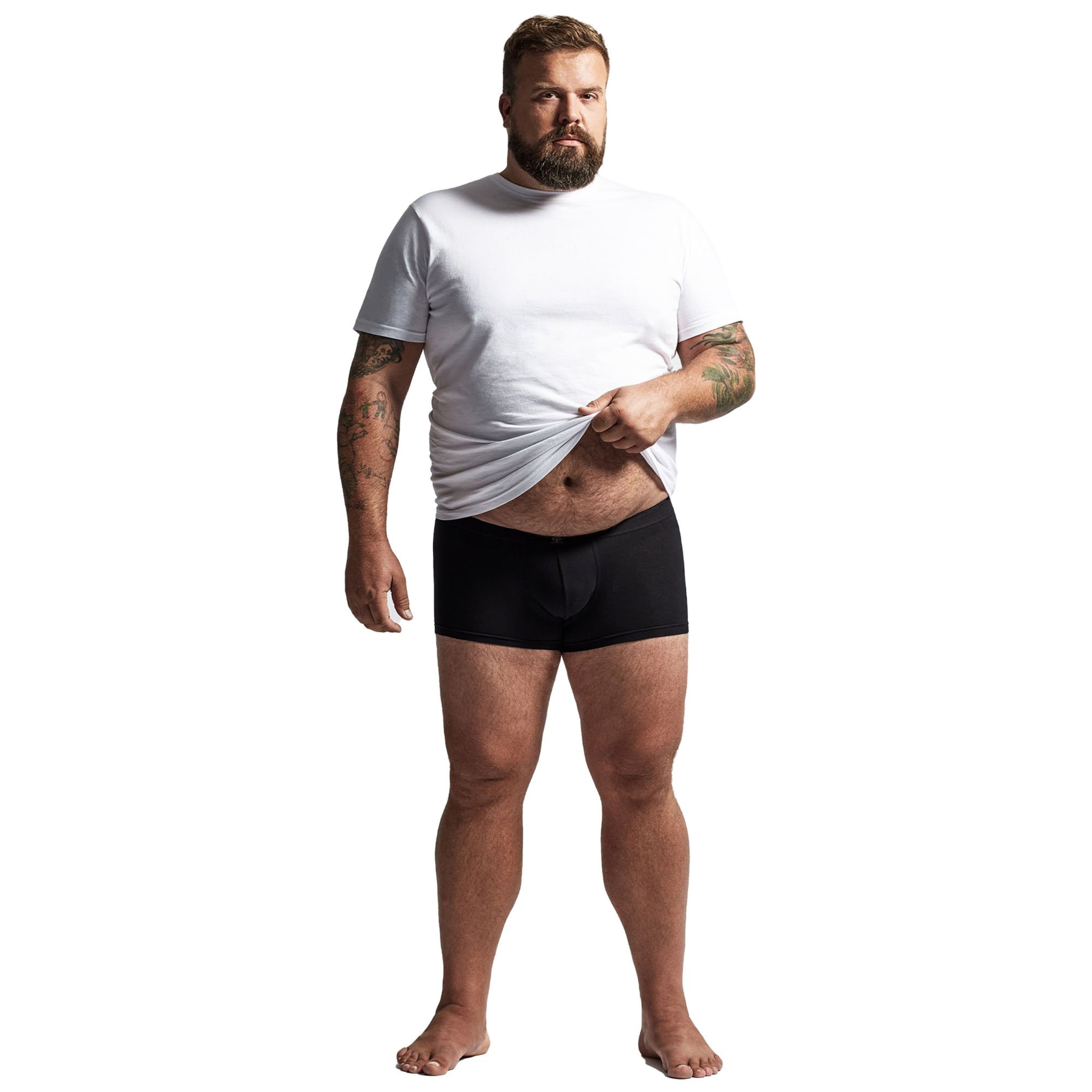 CECEBA Boxer shorts in Black: front