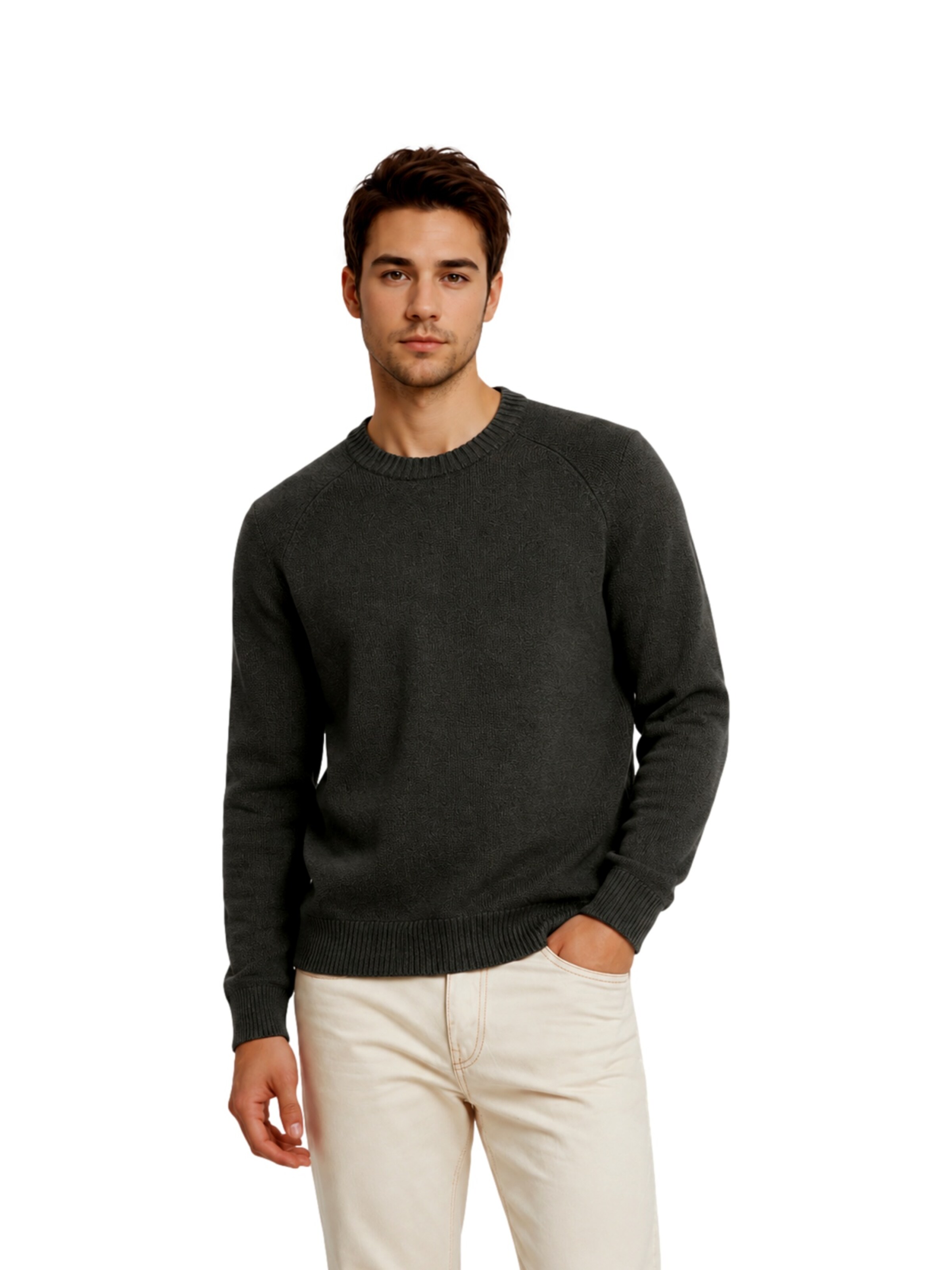 Only & Sons Pullover 'ONSEjnar' in Grün: Vorderseite