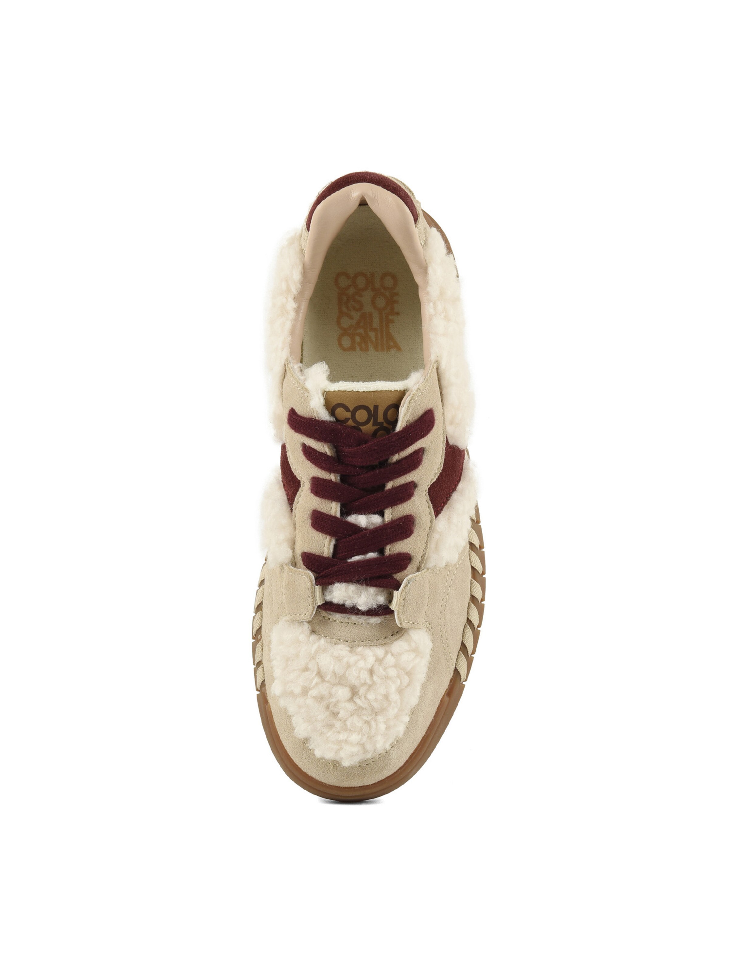 Sneaker bassa di COLORS OF CALIFORNIA in beige: superiore