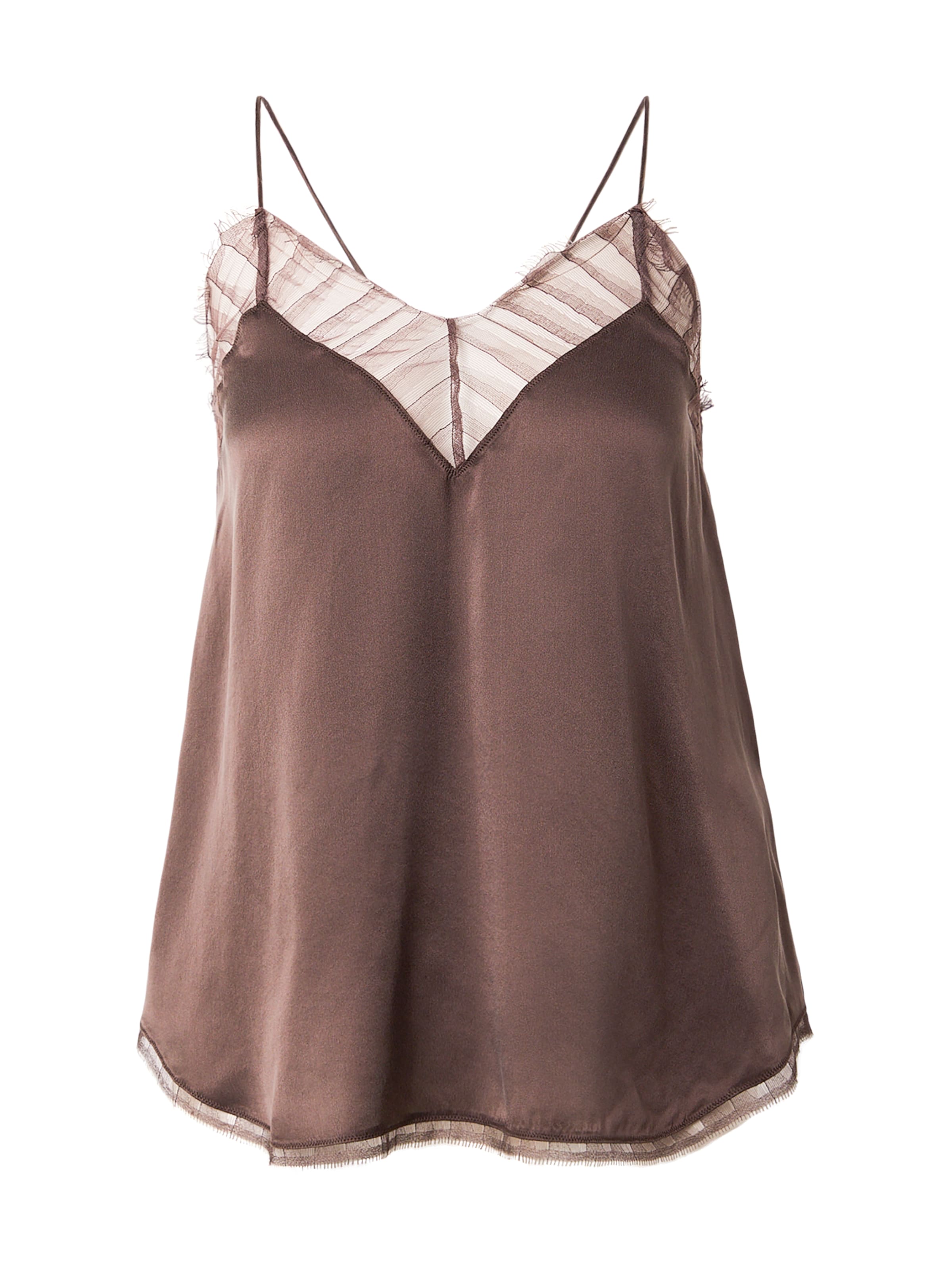 IRO Top 'BERWYN' in Brown: front