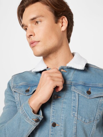Denim Project Regular fit Between-Season Jacket 'Kash' in Blue