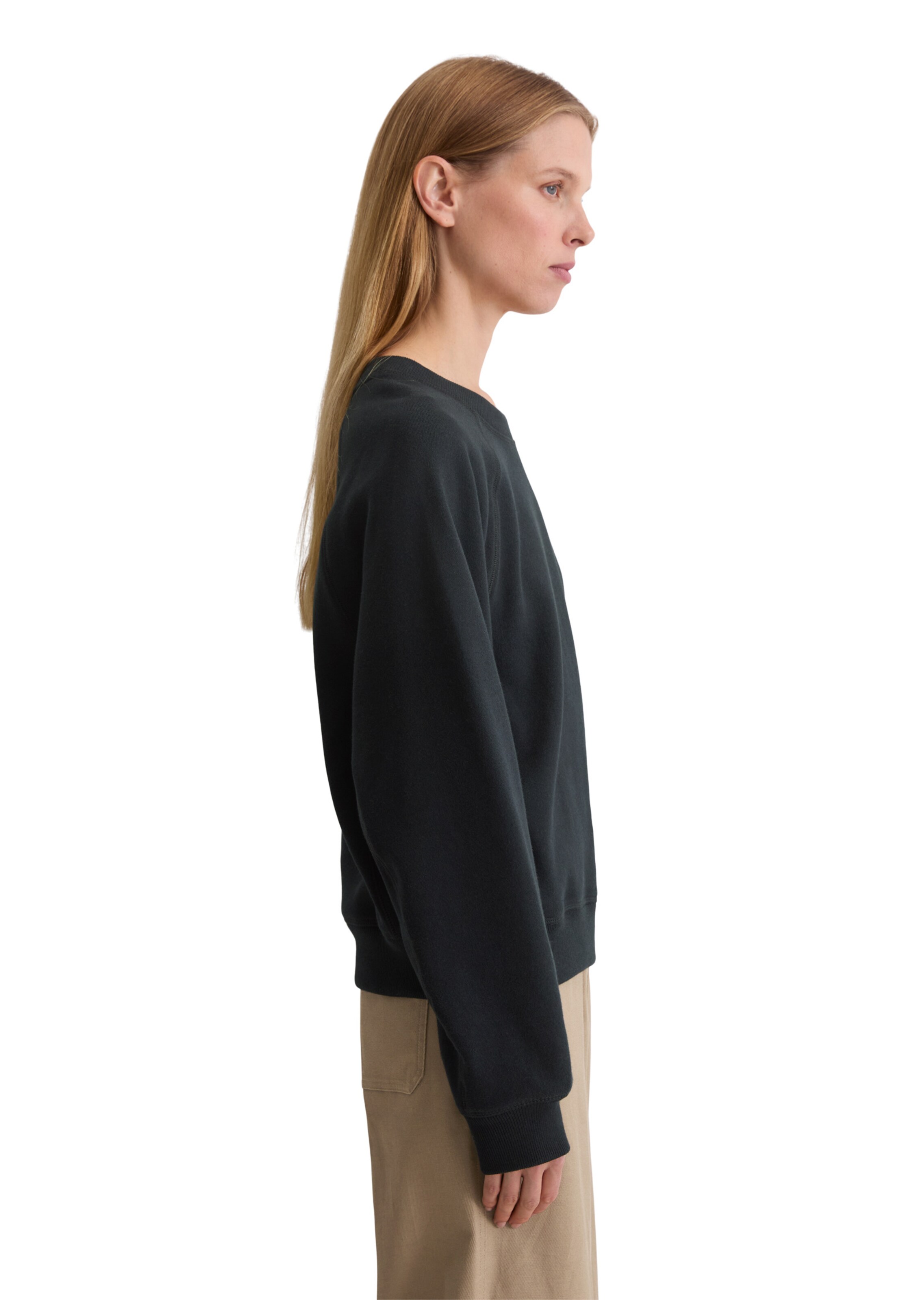 Marc O'Polo Sweatshirt in Schwarz
