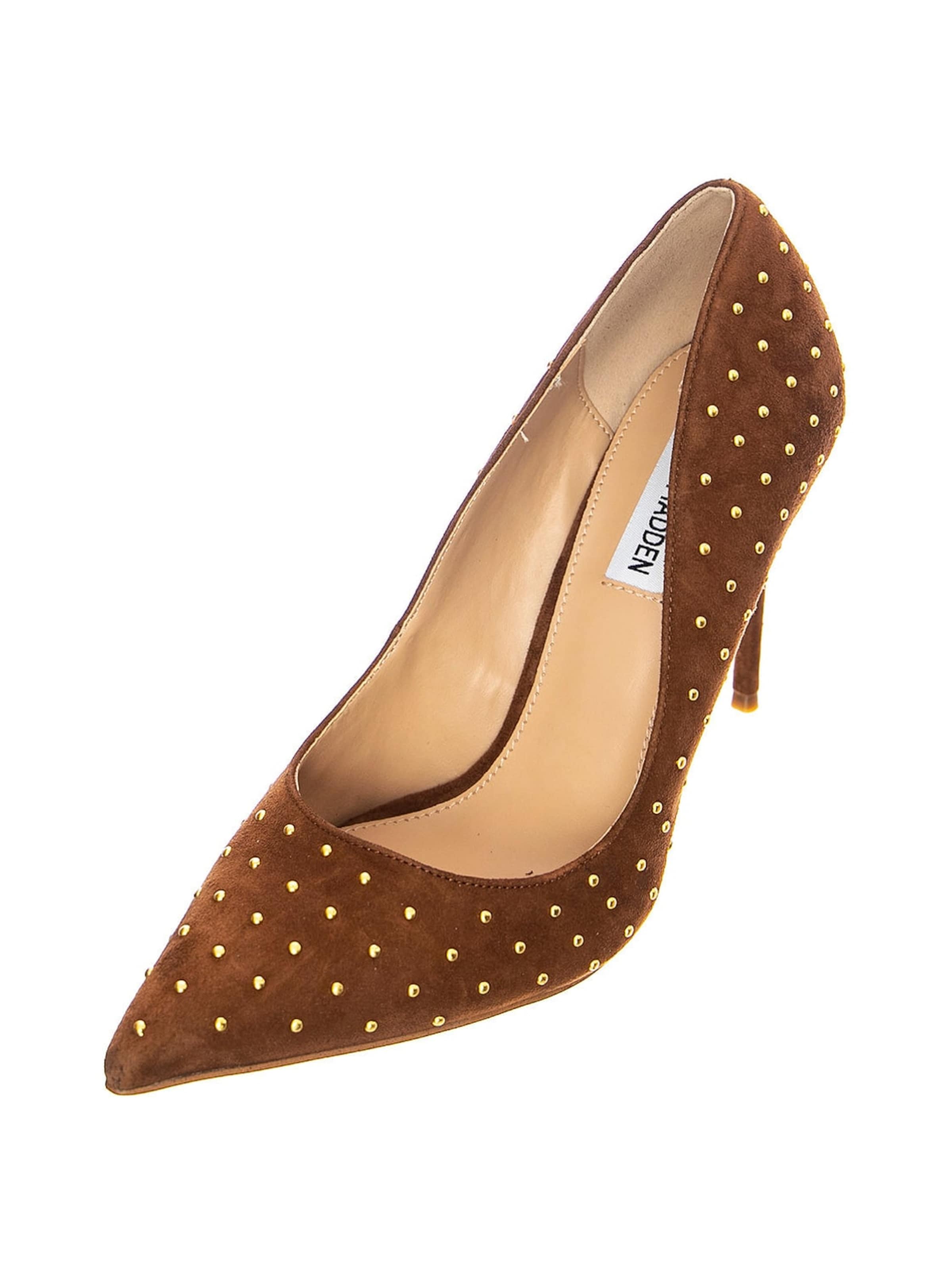 Décolleté 'VALARIE COGNAC SUEDE' di STEVE MADDEN in marrone: frontale
