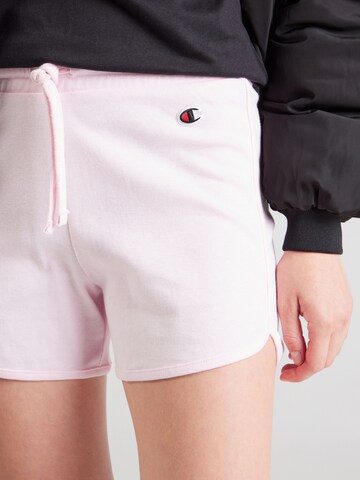 Champion Authentic Athletic Apparel Обычный Штаны в Ярко-розовый