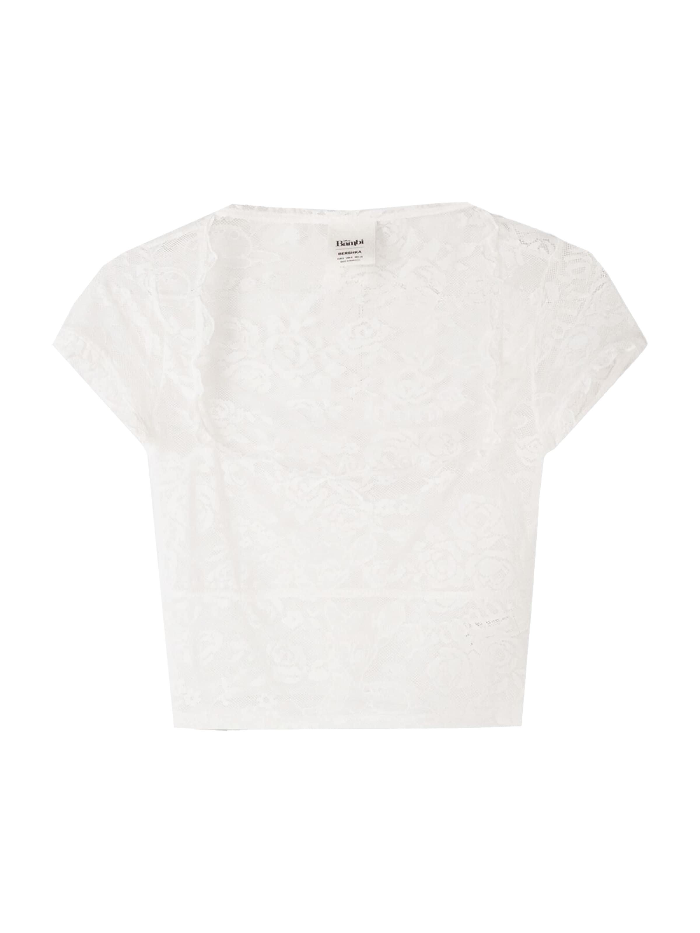 Maglietta di Bershka in bianco: frontale
