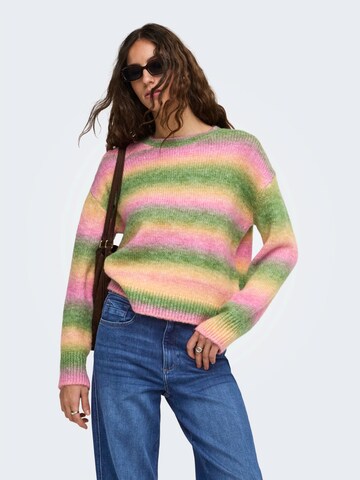 ONLY Sweater 'ONLDUBLIN' in Green: front