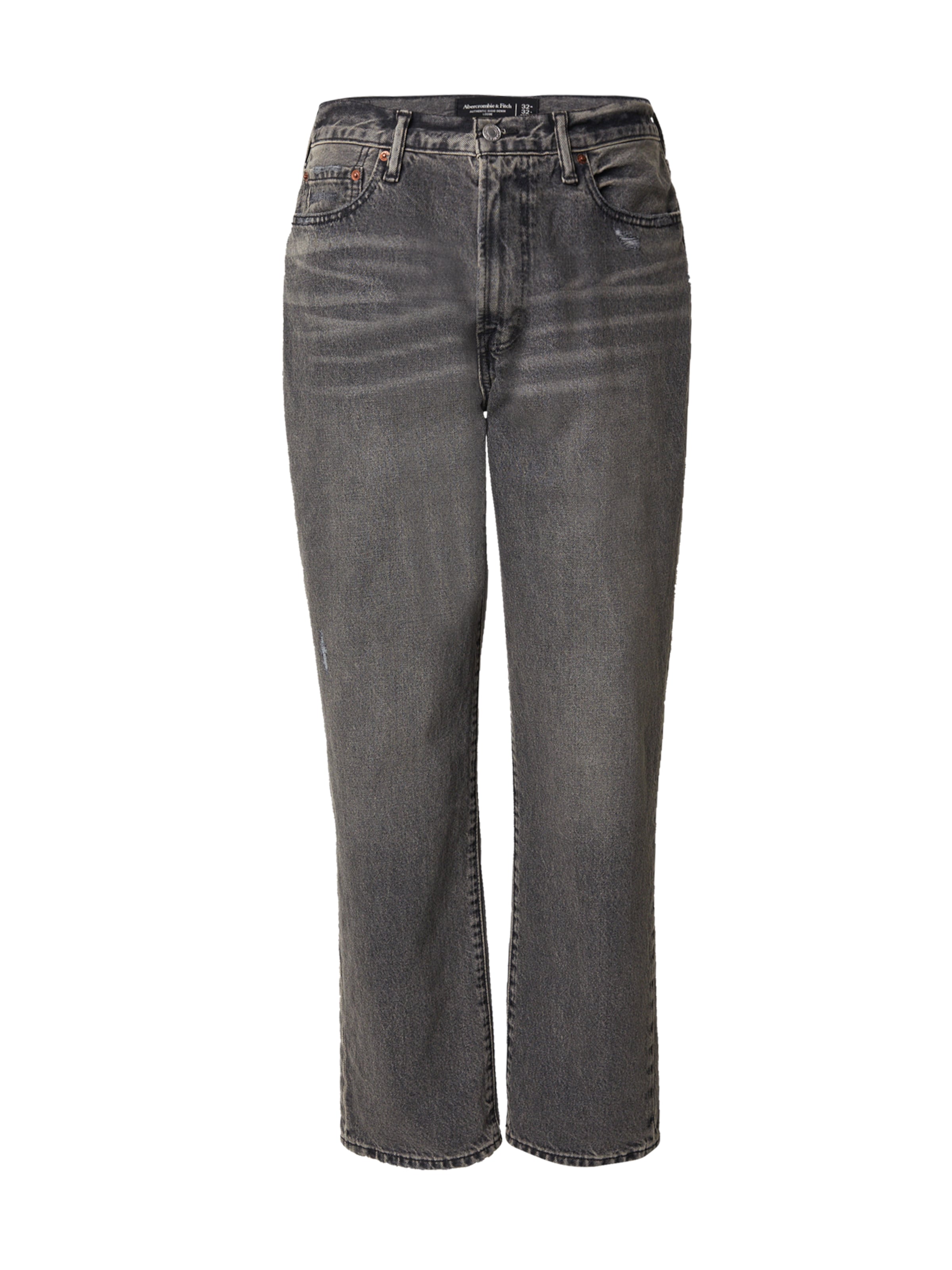 Abercrombie & Fitch Loosefit Τζιν 'CHASE' σε γκρι: μπροστά