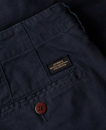 Superdry Regular Chino Pants in Blue