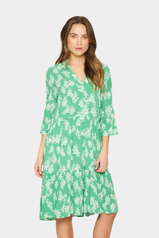 SAINT TROPEZ Dress 'EdaSZ' in Green: front