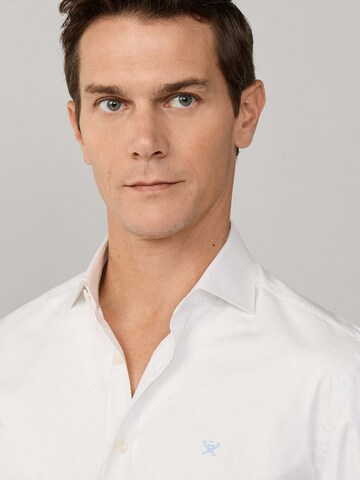 Hackett London Regular fit Overhemd in Wit
