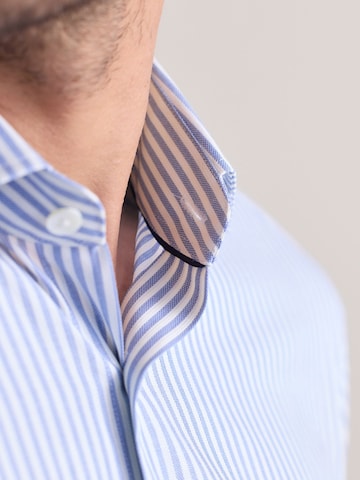 Next Slim fit Button Up Shirt in Blue